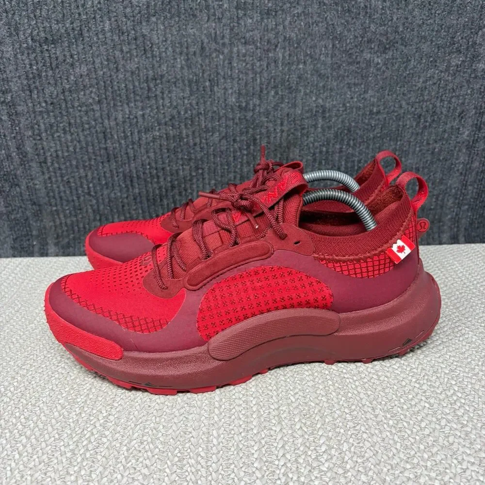 Lululemon Wildfeel Trail Running Shoes x Team Canada Olympics Red Men’s 10